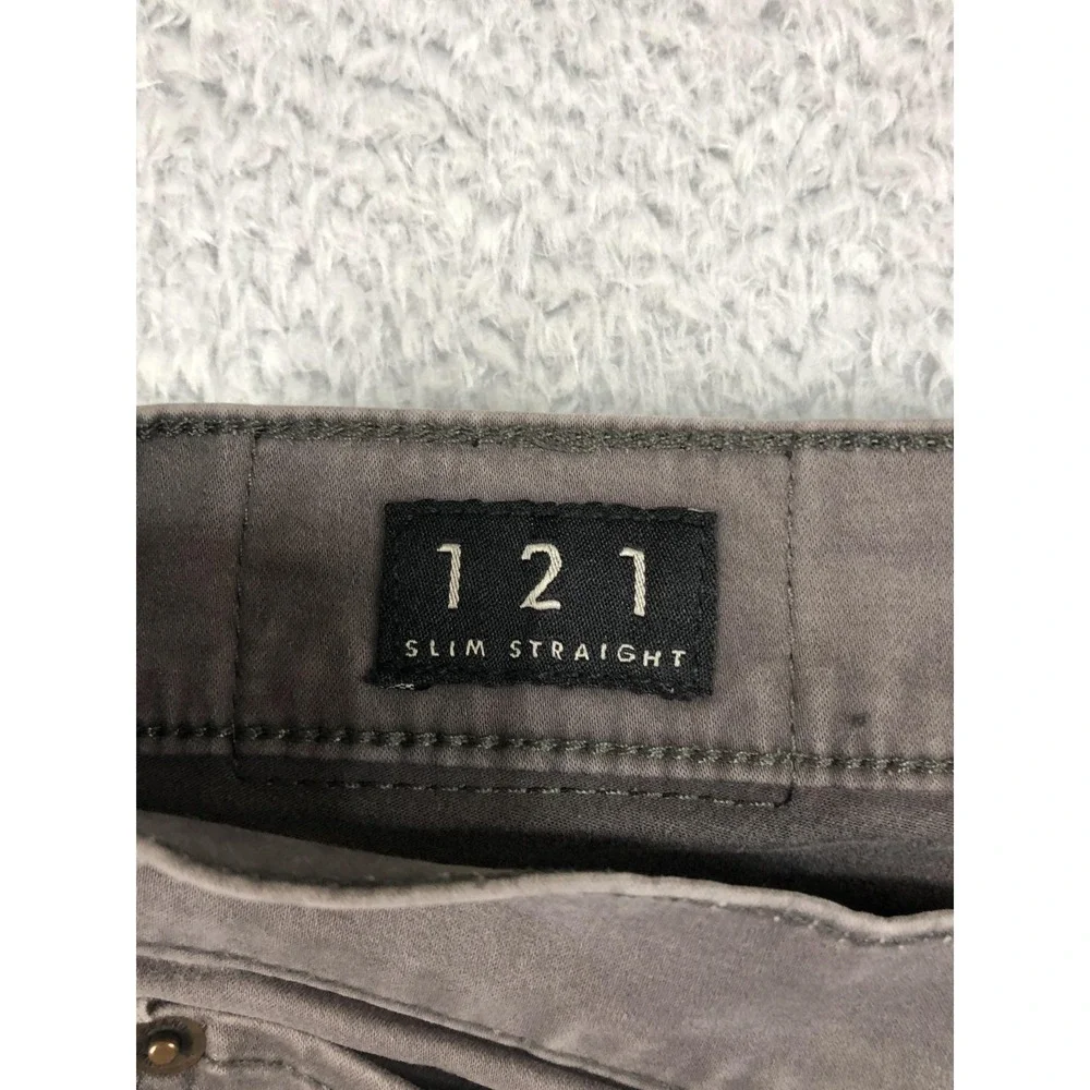 Lucky Brand Jeans Mens 38x30 (Tag 36x30) Brown 121 Slim Straight *Flaw